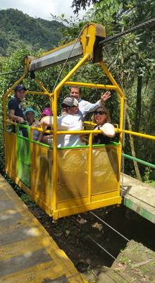 Raise your hand if you hiked the jungles of Ecuador today.  Our guide said he's been doing this for 16 years and we're o