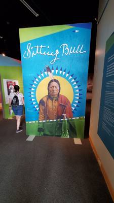 We started the morning off today with the Missouri Yellowstone Confluence Interpretive Center. The water is so shallow h
