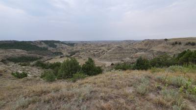 We left Williston North Dakota to head for the south unit of the Theodore Roosevelt National Park. Tonight we're staying