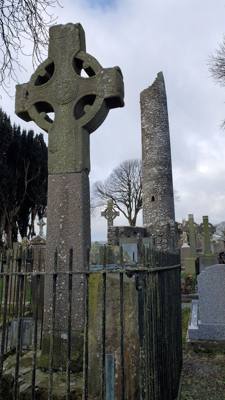 Interesting stop on the way to Belfast today.  A Monastic site.  Learned something new about the Celtic Cross.  Apparent