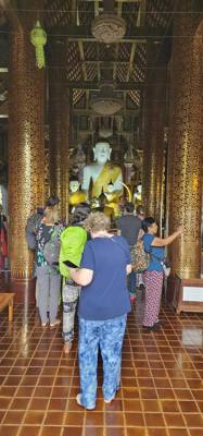 First Temple of the day was Wat Inthakhin Sadue Muang. Small but great to photograph.
