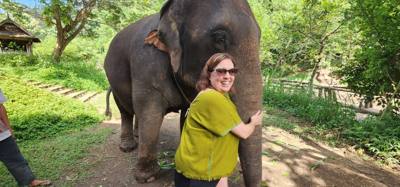 A visit to the Elephant Eco Valley elephant camp was a great addition to the trip.  Passion fruit drinks greeted us afte