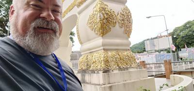 The Northern most point of Thailand.  Right on the Myanmar (Burma) border.