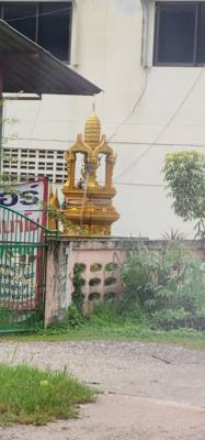 Spirit houses are a thing in Thailand.  I would say a majority of properties have at least one.  It's thought that spiri
