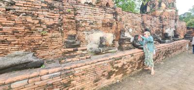 Last Temple for the day.  Same with the last one this one was ravaged by war.  A head removed from one of the Buddha's w