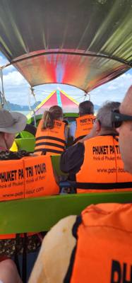Second stop on the Phuket Island hopping tour was Koh Panyee village.  We got off of our larger boat for a smaller more 