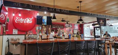 For lunch today Julie mentioned BBQ.  The last couple places I saw BBQ here had me a little worried with their mustard b