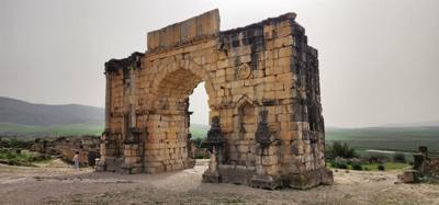 The Roman ruins of Volubilis was definitely the creshendo of the day.  An unexpected surprise.  The mosaic of the 12 tri