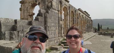 The Roman ruins of Volubilis was definitely the creshendo of the day.  An unexpected surprise.  The mosaic of the 12 tri