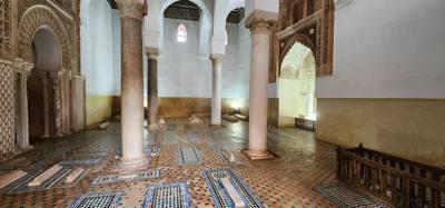 Different orientation of the tombs indicated their religion.