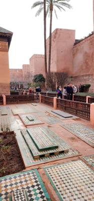 Different orientation of the tombs indicated their religion.