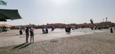 Shopping the Medina in Marrakech.  Sensory overload.  Apparently it's WAAAY more intense at night.
