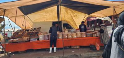 Another day full of Moroccan culture, colors, smells and quite a bit of laughter today.  Starting it was a visit to the 