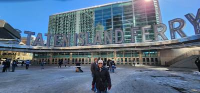 Quick ride on the Staten Island Ferry to see the Statue of Liberty before we head to the airport.