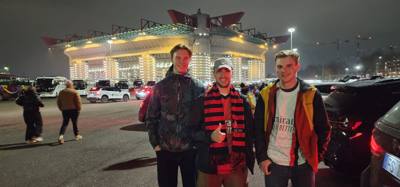 I mean how many chances will we get to see an AC Milan game in our life?  It had to be done and Julie made it happen.