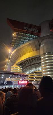 I mean how many chances will we get to see an AC Milan game in our life?  It had to be done and Julie made it happen.