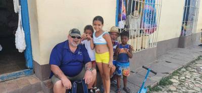 Left early morning to make it to Trinidad.  Stopped at a roadside bar for some much needed guava juice.  Continued in to