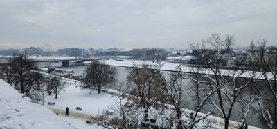 Wawel Castle as part of our walking tour of Old Town Krakow this morning.