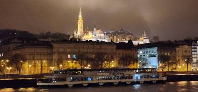 If you've been to Budapest but haven't seen it from the river at night you haven't really seen it.  Great food.  Good wi