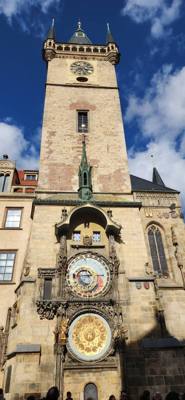 A walk across one of the bridges, through the old Jewish quarter ending at the Astronomical Clock Tower in the Prague to