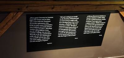 Our last little excursion.  The Franz Kafka Museum.  This is part 1.