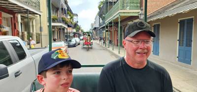 A bus ride, beignets, Bourbon Street and buskers today in New Orleans.  Definitely sensory overload...overwhelming.  alw