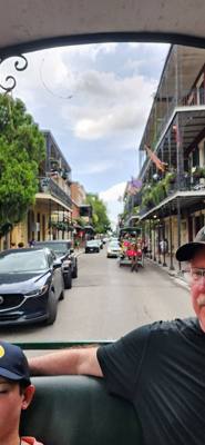 A bus ride, beignets, Bourbon Street and buskers today in New Orleans.  Definitely sensory overload...overwhelming.  alw